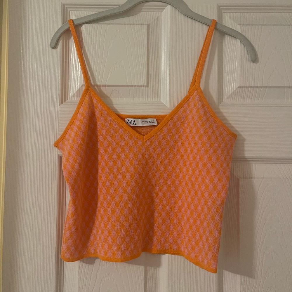 Zara knit crop top